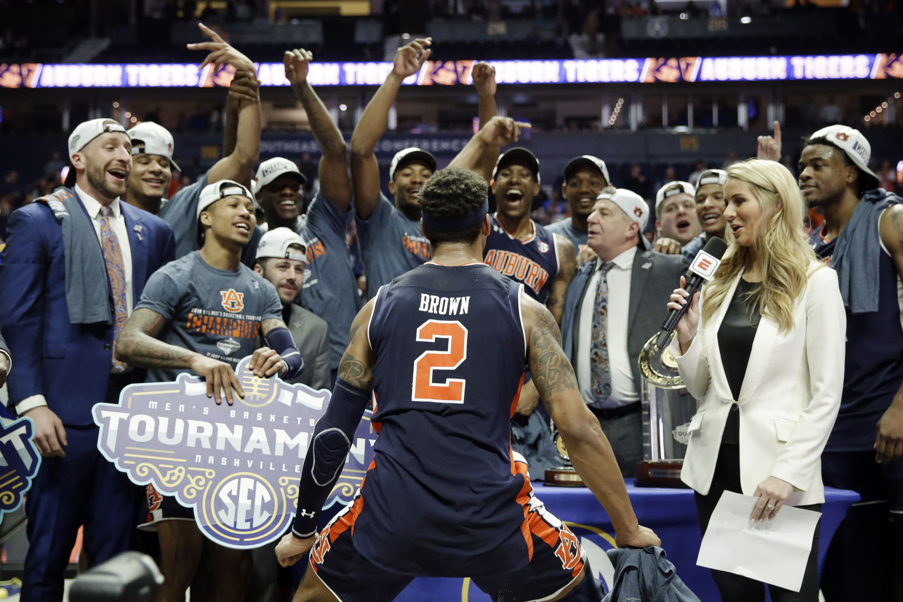 Auburn vs. Tennessee, SEC Tournament championship
